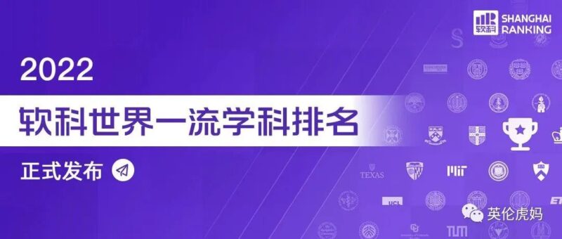 软科世界大学学科排名
