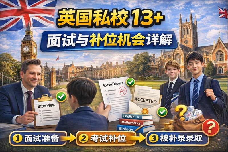 英国私校 13+ 面试与补位机会详解（转学生必读）