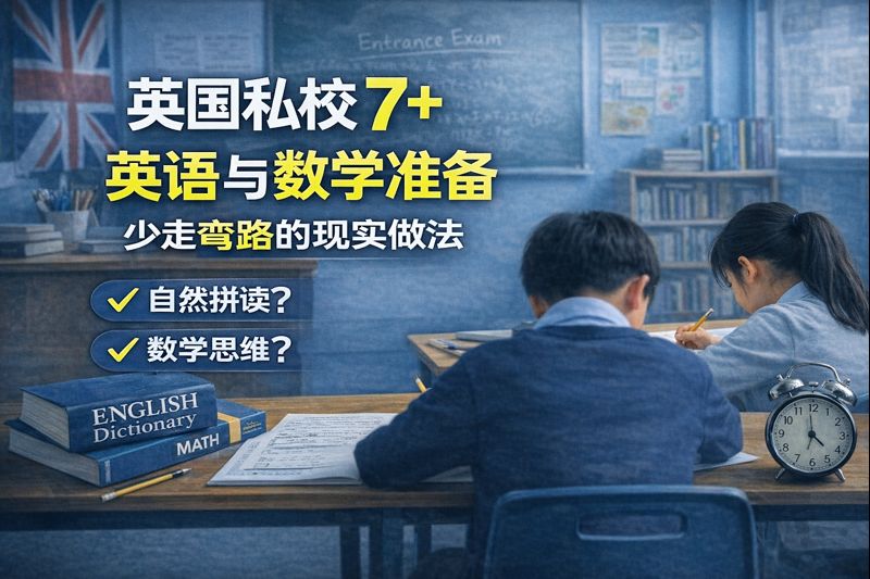 英国私校 7+ 英语与数学准备：少走弯路的现实做法