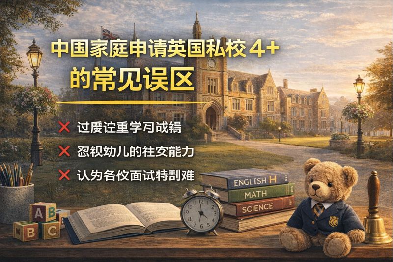 中国家庭申请英国私校 4+ 的常见误区解析