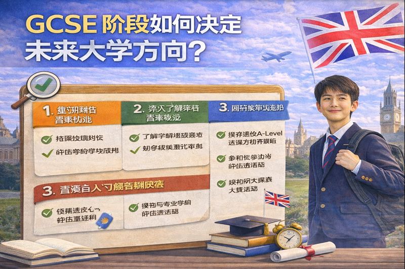 GCSE 阶段如何决定未来大学方向？