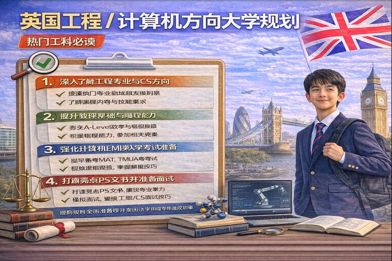 英国工程 / 计算机方向大学规划